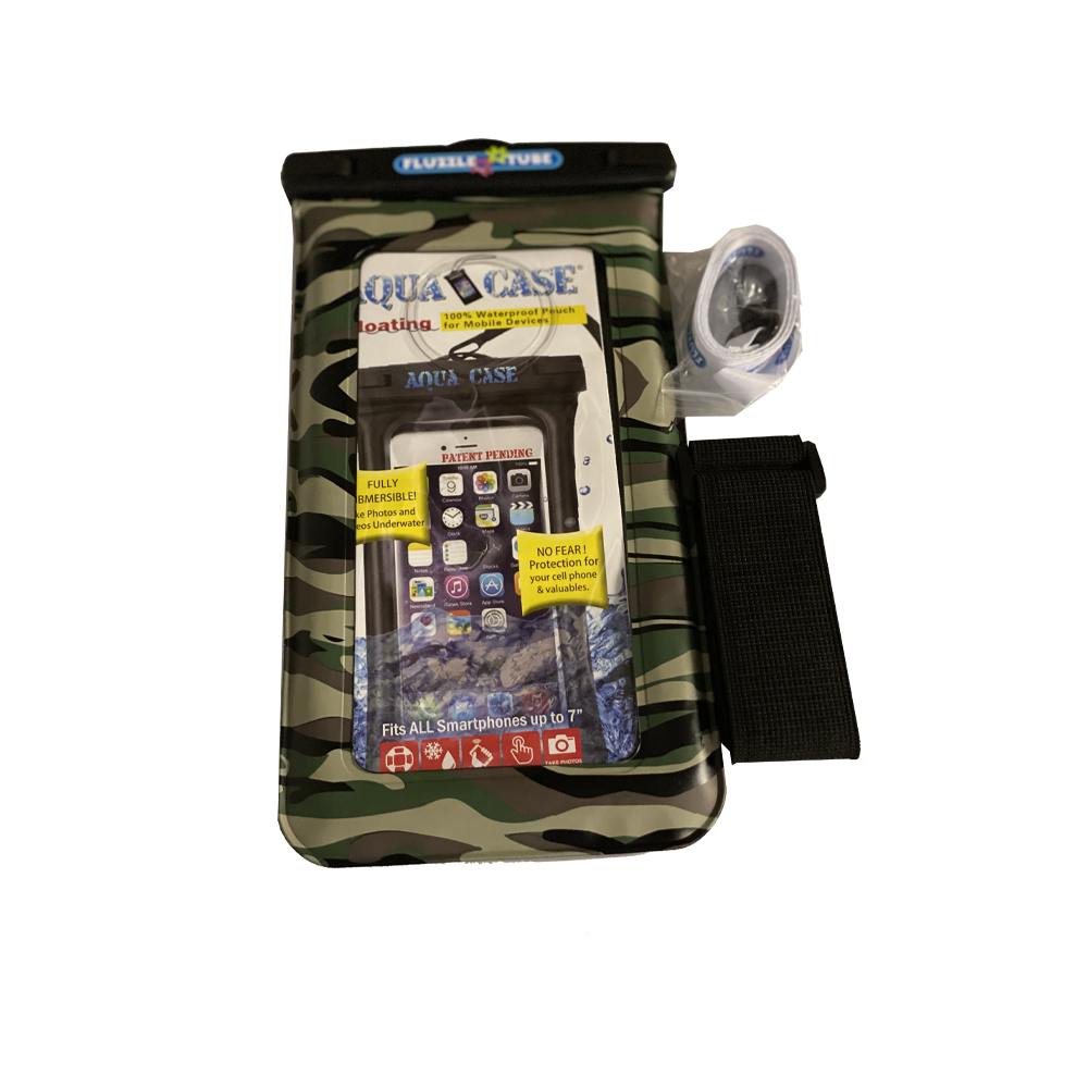 Fluzzle Tube Aqua Phone Carry Case Fluzzle Tube Aqua Phone Carry Case
